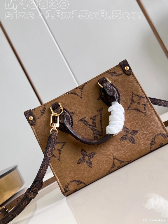 AAA Pruses Bags LOUIS BB-18*15*8.5cm VUITTON ONTHEGO 0711
